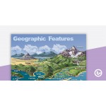Geographic Landforms Features Poster